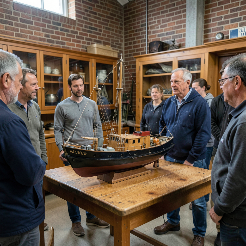 Model lifeboat donated to Hastings RNLI in memory of Bill Cakebread